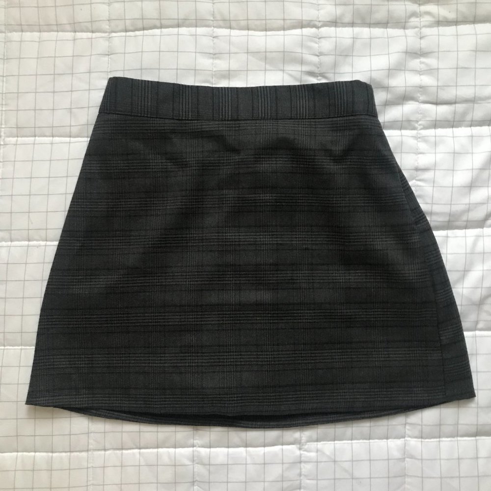 Gray Plaid Skort - Oak + Fort Skirt